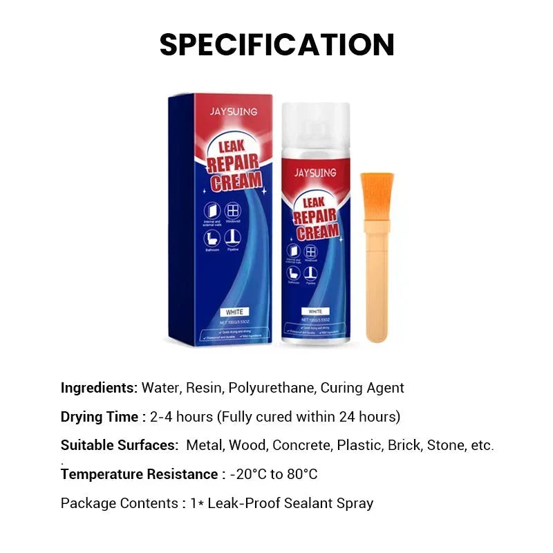 🔥 BUY 1 GET 1 FREE – JAYSUING Leak Repair Cream | Waterproof Sealant | Flexible, Quick & Easy Leak Repair | SED