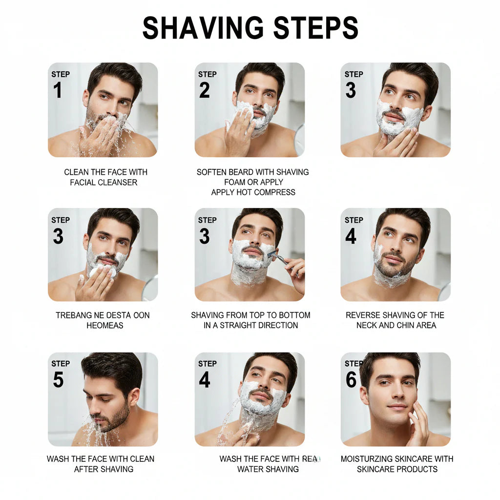 Smart Shave Pro Kit – 48 Advanced Razor Refills + Free Handle Included